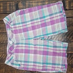 Juniors sz 7 So Plaid Shorts